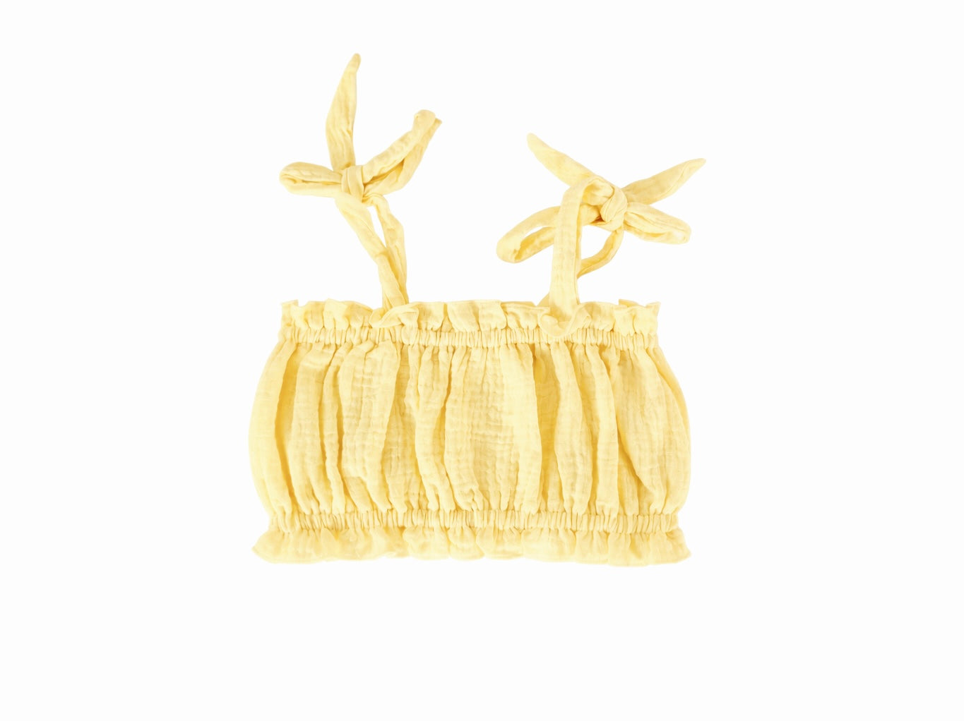Lola crop- yellow