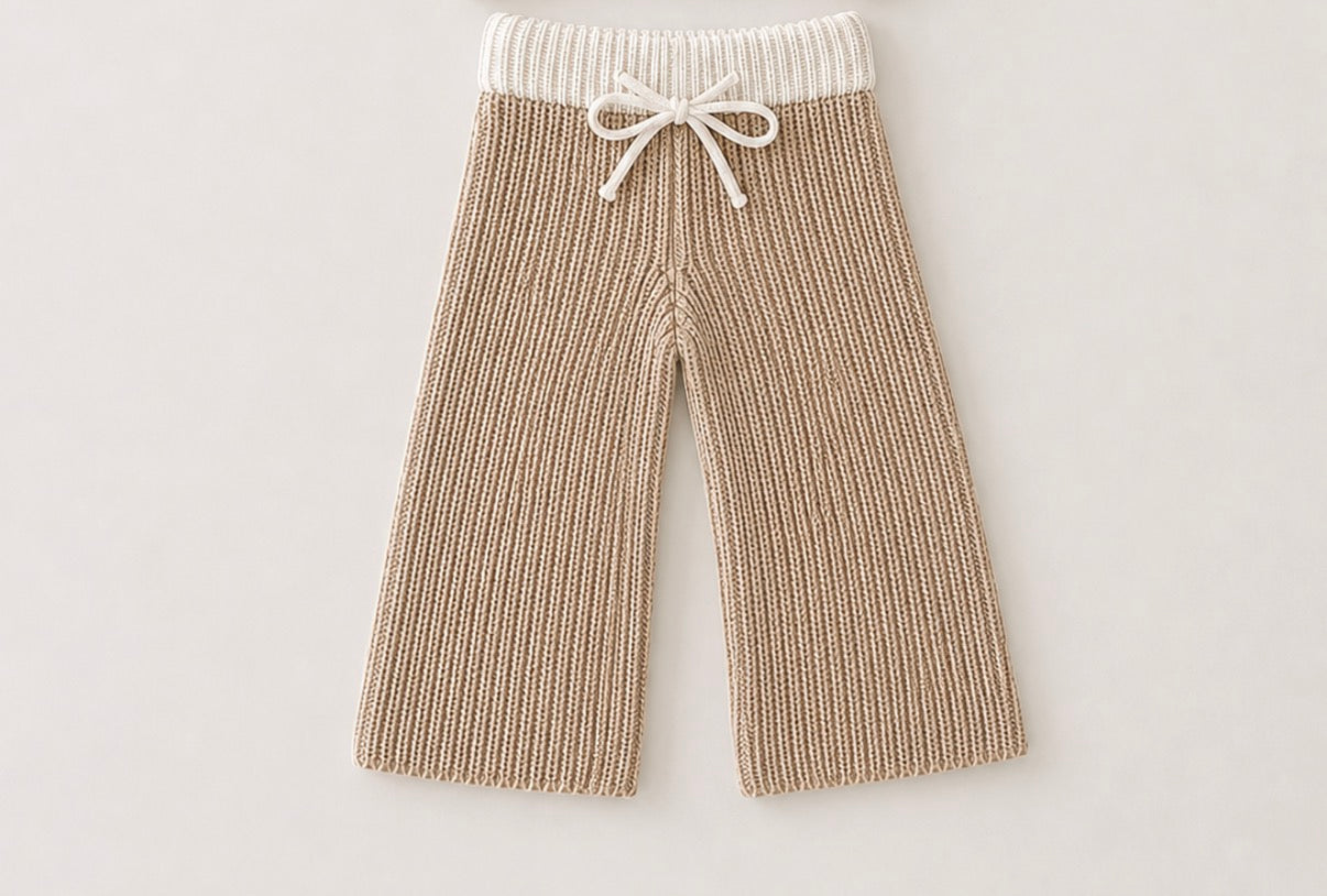 Oat knit pant
