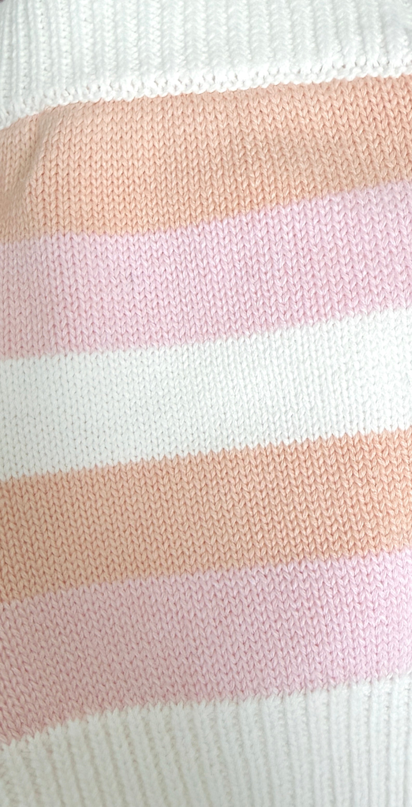 Peach knit set