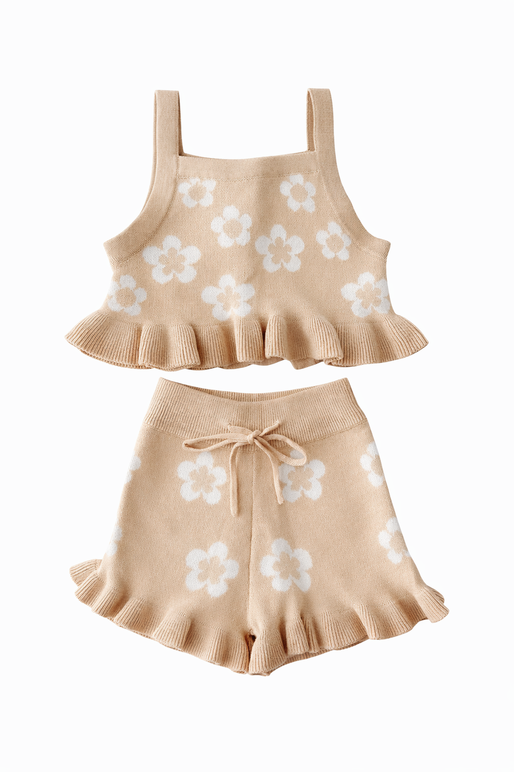 Posy knit set- beige